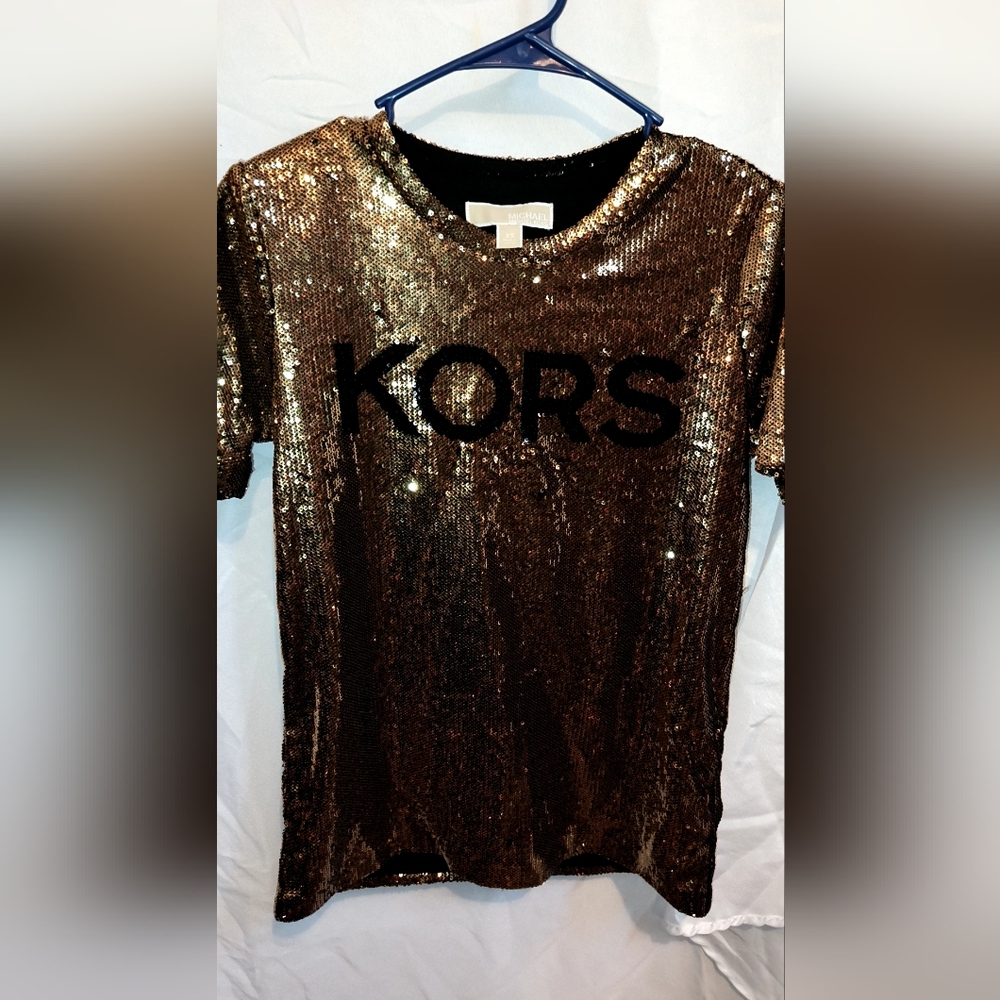 Michael kors sequin shirt